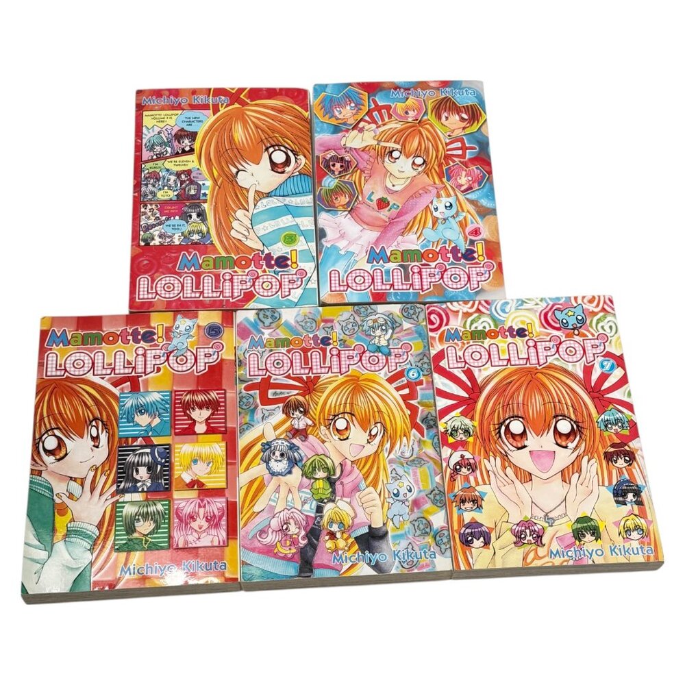 Mamotte Lollipop‎ Michiyoa Kikuta Lot 5 Graphic Novel Manga Vol 3 4 5 6 7 PB